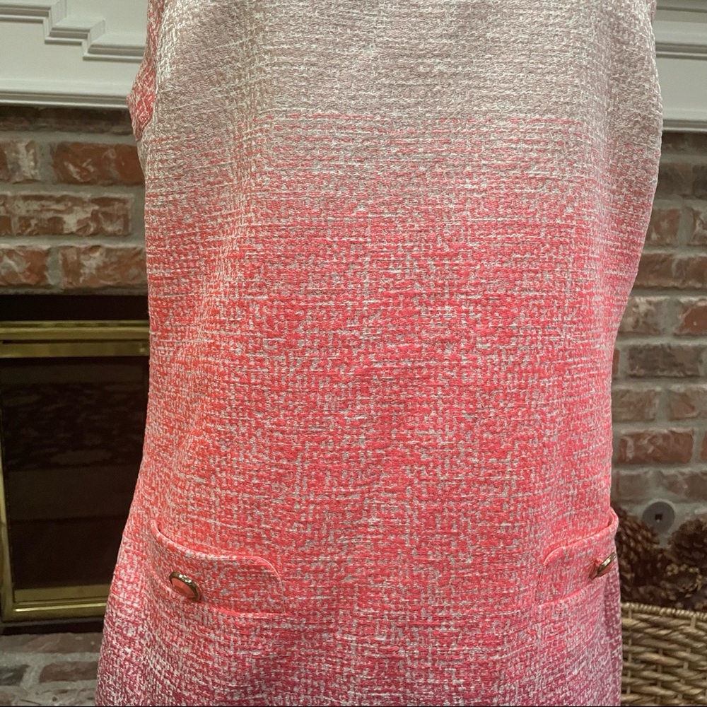 Cynthia Steffe neon pink ombré shift dress / 12 / Excellent condition - Picture 12 of 15